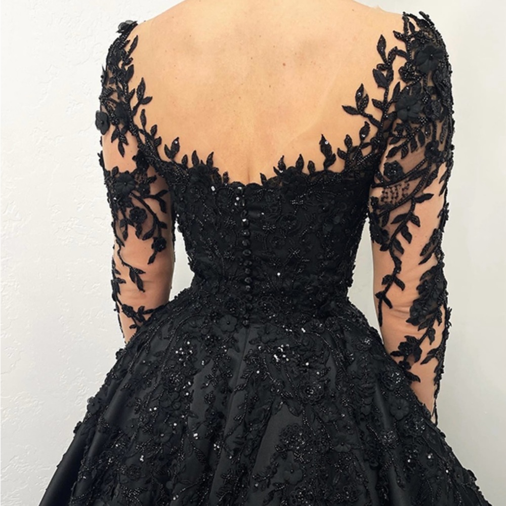 Black wedding dress